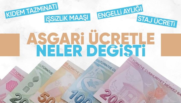 2024’te verilecek asgari ücret belli oldu! Asgari ücretle birlikte değişecek ödemeler