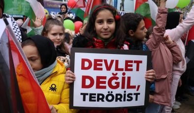 Yurdun dört bir yanında Filistin’e destek gösterileri