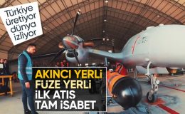 Bayraktar AKINCI’ya ÇAKIR füzesi entegre edildi: İlk atış başarıyla tamamlandı