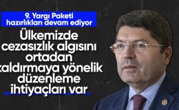 Yılmaz Tunç açıkladı: 9. Yargı Paketi hazırlıklarına devam ediyoruz