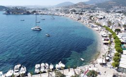 İzmir ve Muğla sahillerinde bayram yoğunluğu! Akın ettiler