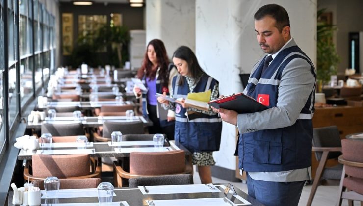 Ticaret Bakanlığı ekipleri 81 ilde kafe ve restoranları denetledi