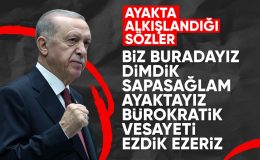 Cumhurbaşkanı Erdoğan’dan net mesaj: Dimdik, sapasağlam ayaktayız