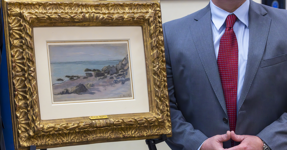 İkinci Dünya Savaşı’nda kaybolan Monet tablosu 83 yıl sonra sahiplerine ulaştırıldı