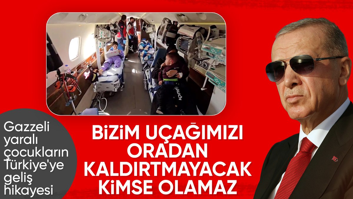 Cumhurbaşkanı Erdoğan’ın Gazze hassasiyeti: Benim uçağımı kaldırmayan olamaz